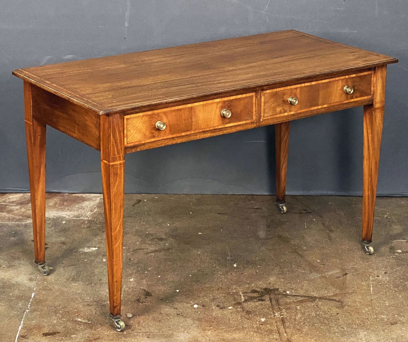 dd122_english_writing_table_of_inlaid_mahogany_l_e_a_d