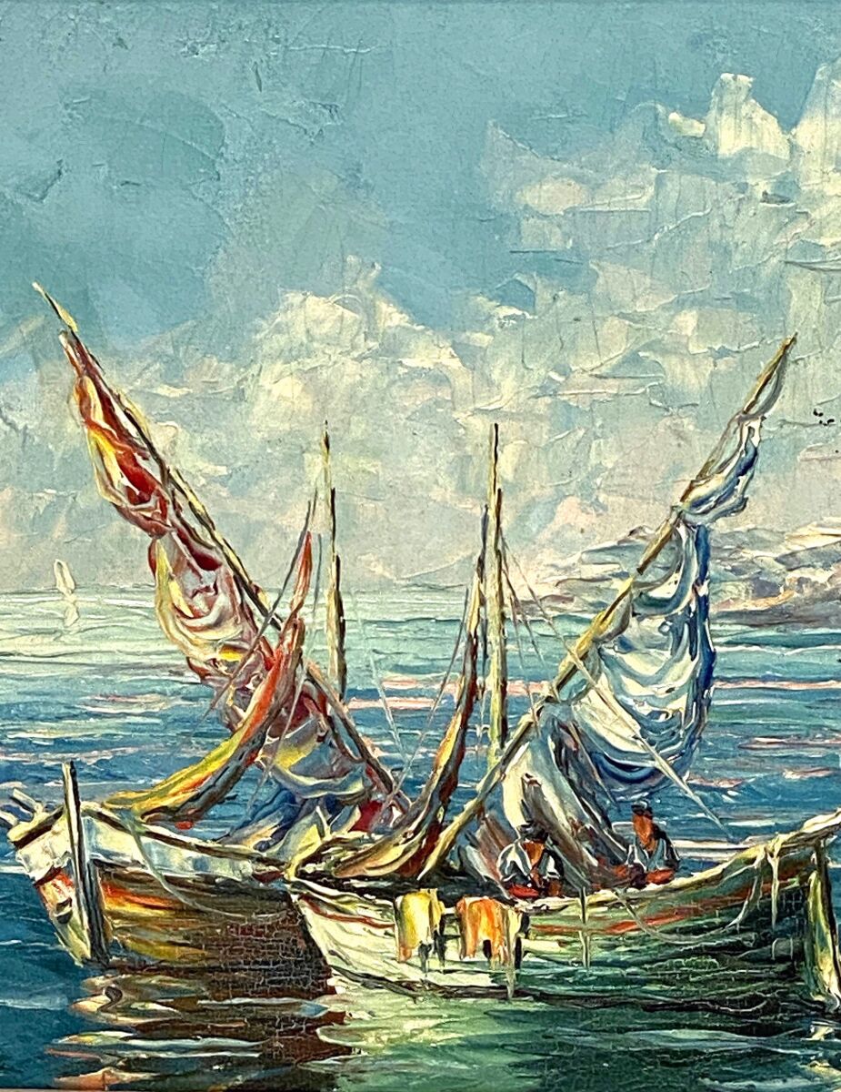 dd195_oil_on_canvas_mediterranean_sailing_scene_11_copy