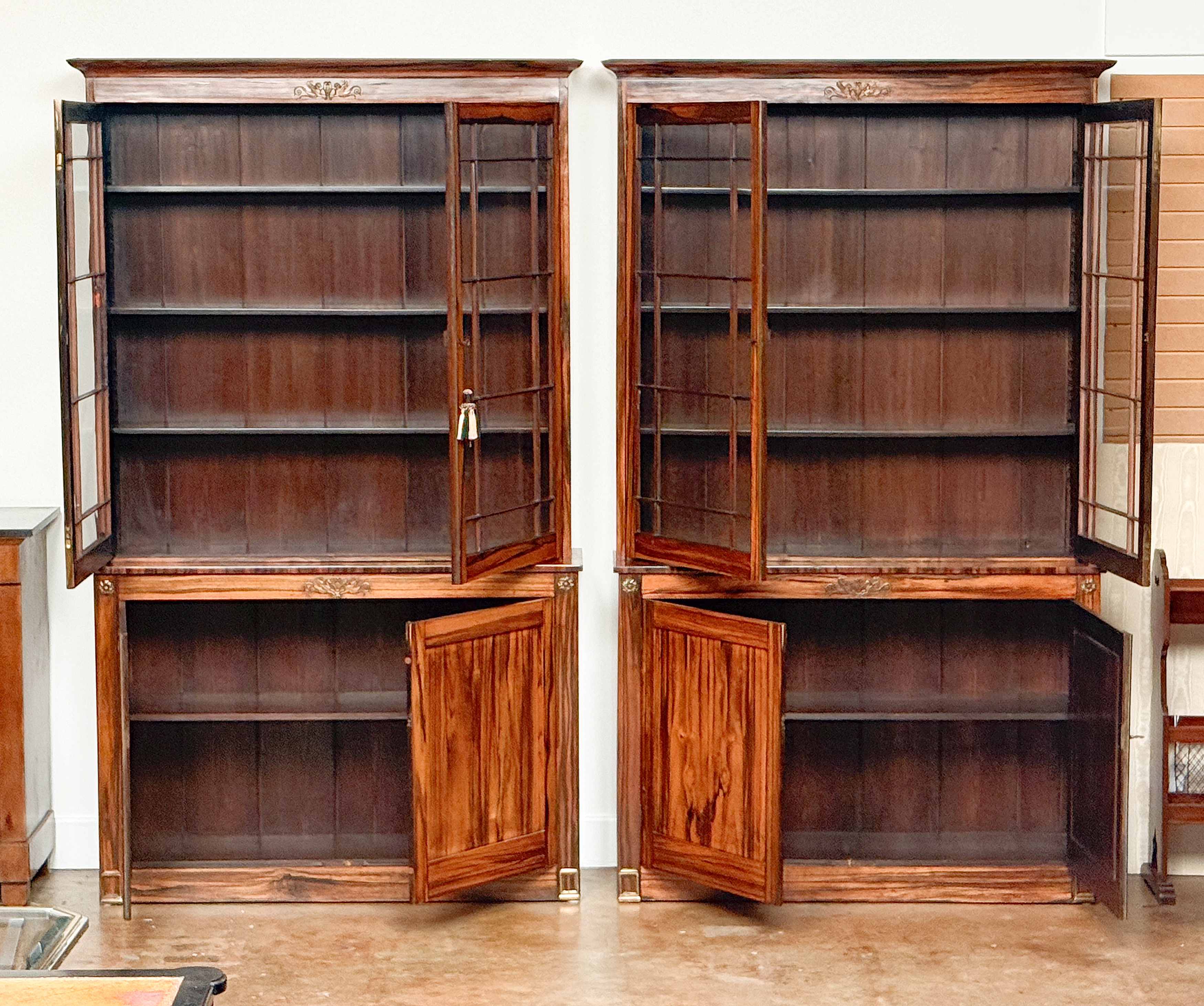 gg908_two-tier_rosewood_english_bookcases_001