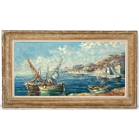 dd195_main_2_oil_on_canvas_mediterranean_sailing_scene_the_one